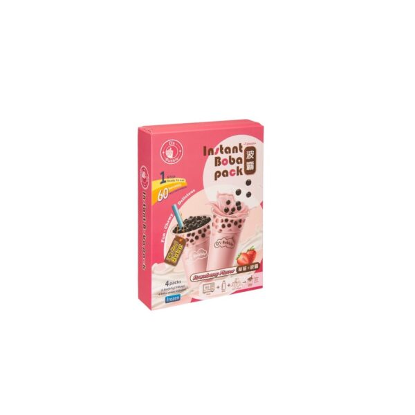 Bubble tee o's Boba Erdbeer 4 pack