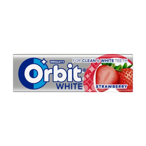 ORBIT-WHITE-STRAWBERRY-BOTTLE-64G Orbit white Strawberry bottle 64g